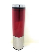 Wholesale - 16oz Red Triangular Tumbler SS Base and Lid